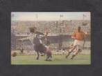 Voetbalplaatje Nederland Oranje - Frankrijk 1949., Ophalen of Verzenden, Zo goed als nieuw