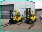 2x Hyster H4.00XM 4t + 4.5t sideshift+vorkenspreider+cabine, Zakelijke goederen, Machines en Bouw | Heftrucks en Intern transport