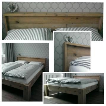 Bedden. Uw bed op maat/model gemaakt van steigerhout. NIEUW beschikbaar voor biedingen