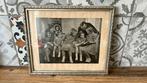 Oude zwart wit Foto Koninklijke Familie, Overige materialen, Minder dan 50 cm, Gebruikt, Ophalen of Verzenden