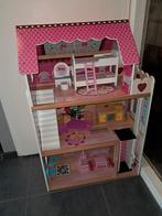 Groot Poppenhuis met Houten Interieur, Ophalen, Gebruikt, Poppenhuis
