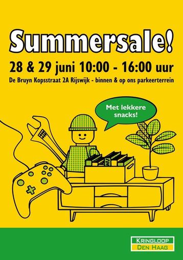 Summersale bij de Kringloop Den Haag !! beschikbaar voor biedingen