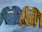 Raizzed trui sweater groen/geel zwart print maat 8 / 128, Gebruikt, Meisje, Trui of Vest, Ophalen of Verzenden