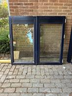Hardhouten openslaande ramen, Doe-het-zelf en Verbouw, Kozijnen en Schuifpuien, Gebruikt, Raamkozijn, Hout, Ophalen