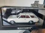 Opel rekord c break wit 1:43 Minichamps, Ophalen of Verzenden, Nieuw, Auto, MiniChamps
