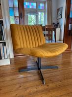 Gouden Velvet Stoel - Modern Design, Huis en Inrichting, Stoelen, Ophalen, Overige kleuren, Zo goed als nieuw, Metaal
