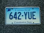 Kentekenplaat licenseplate Connecticut USA, Verzenden, Gebruikt, Auto's