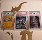 3x PSA 10 Slabs - Pikachu Garchomp Charmander, Ophalen of Verzenden, Nieuw, Losse kaart, Foil