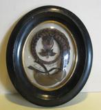 Antieke haarkader, haarwerk, memento mori /352, Antiek en Kunst, Verzenden