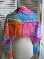 zijden sjaal nr PP 74, Kleding | Dames, Mutsen, Sjaals en Handschoenen, Verzenden, Zo goed als nieuw, Maat 46/48 (XL) of groter