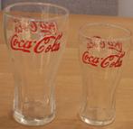 Set Coca Cola contour glazen rode opdruk Coca-Cola 0,4 en 0,, Verzamelen, Ophalen of Verzenden, Nieuw, Gebruiksvoorwerp