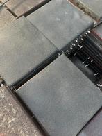230 m2 50x50x4,5 rubberen tegels, Ophalen, Zo goed als nieuw, Rubber, Overige typen
