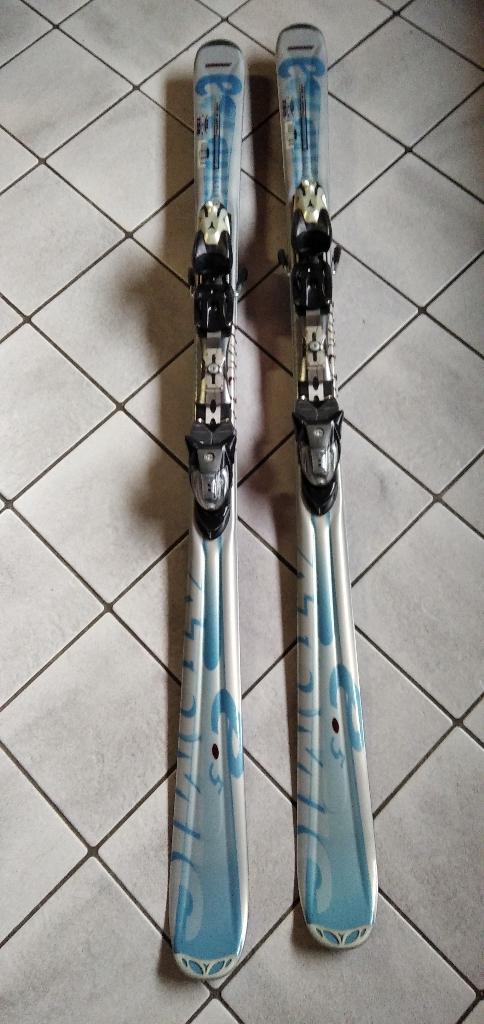 Skies voor dames Atomic maat 158 en Leki stokken, Sport en Fitness, Skiën en Langlaufen, Gebruikt, Ski's, Skiën, Atomic, 140 tot 160 cm