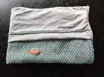 Ledikant deken Baby's Only knit/fluweel stone green, Ophalen of Verzenden, Deken, Zo goed als nieuw, 100 cm of meer