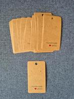Oorbel display kaartjes, kraft, 29 stuks, Ophalen of Verzenden