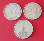 Duitsland lot van 3 x 5 reichsmark 1934 en 1935 zilver, Ophalen of Verzenden, Duitsland, Losse munt, Zilver