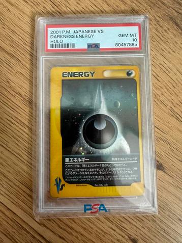 Darkness Energy (VS) - PSA 10 - Pokémon Card VS beschikbaar voor biedingen