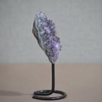 Amethist op Standaard - Prachtig Mineraal!, Ophalen of Verzenden, Mineraal