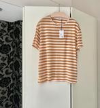 Nieuw+kaartje: fraaie gestreepte linnen top; Penn&Ink; mt XL, Overige kleuren, Penn & Ink, Maat 46/48 (XL) of groter, Nieuw