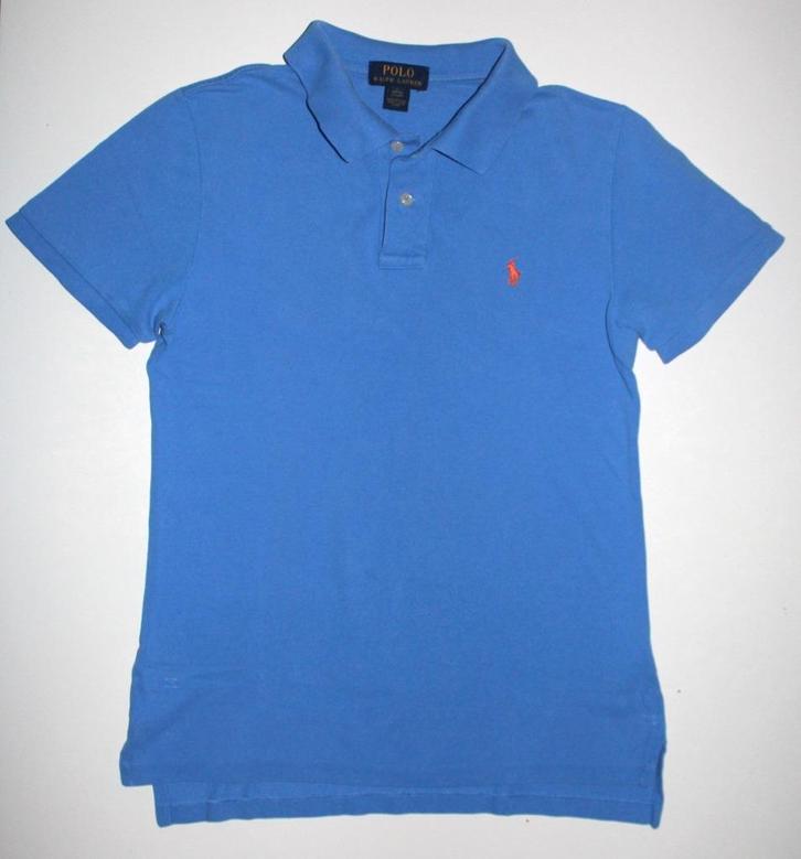 ZGAN Ralph Lauren polo blauw maat L 14-16y = 164, Kinderen en Baby's, Kinderkleding | Maat 164, Zo goed als nieuw, Jongen, Shirt of Longsleeve