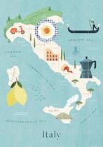 Gezocht IXXI Map of Italy, Huis en Inrichting, Woonaccessoires | Wanddecoraties, Ophalen of Verzenden, Zo goed als nieuw