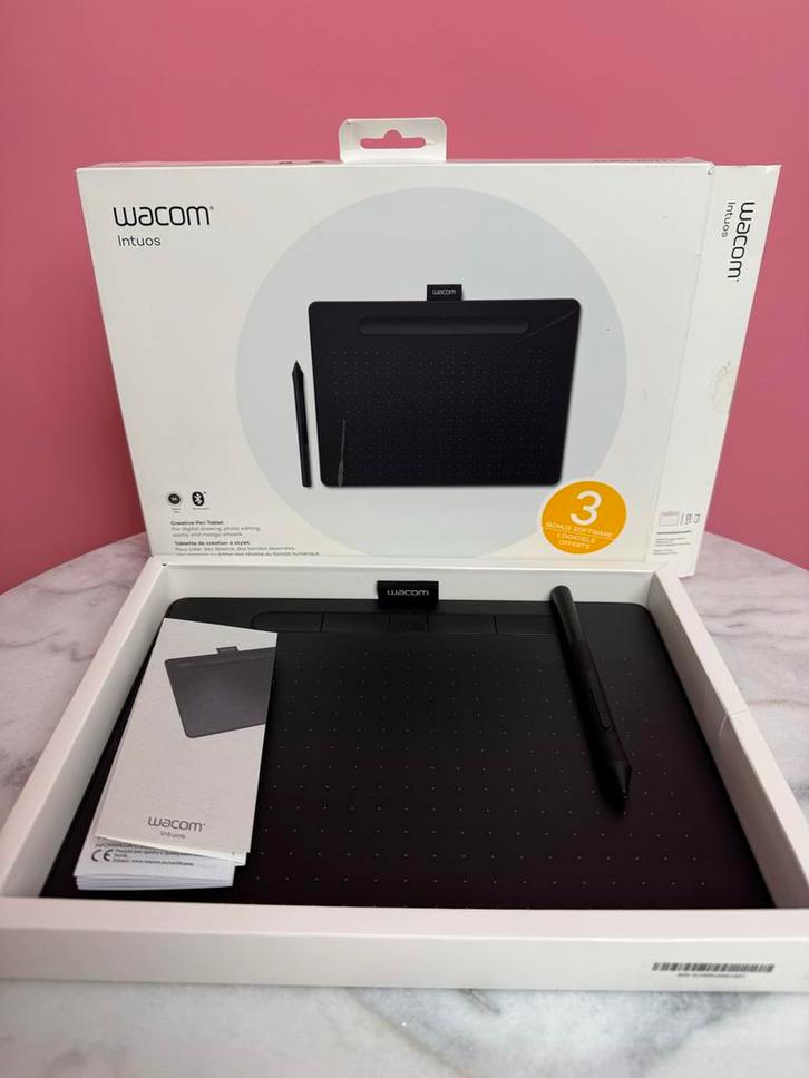 Wacom Intuos Tekentablet - Zo Goed Als Nieuw!, Computers en Software, Tekentablets, Zo goed als nieuw, Draadloos, Multi-touch
