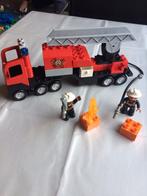 DUPLO brandweer ladderwagen, Ophalen, Zo goed als nieuw, Complete set, Duplo