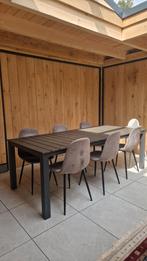 Buitentafel antraciet, Tuin en Terras, Tuinsets en Loungesets, Ophalen, Gebruikt