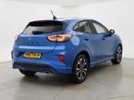 Ford Puma 1.0 ECOBOOST HYBRID AUT. ST-LINE + STUUR/STOELVERW, Euro 6, Blauw, Bedrijf, 3 cilinders