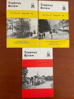 Tramway review 3 boekjes 1979/1980, Verzamelen, Spoorwegen en Tramwegen, Boek of Tijdschrift, Gebruikt, Tram, Verzenden