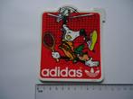 sticker Adidas origineel goofy strip tennis cartoon disney, Verzamelen, Stickers, Verzenden