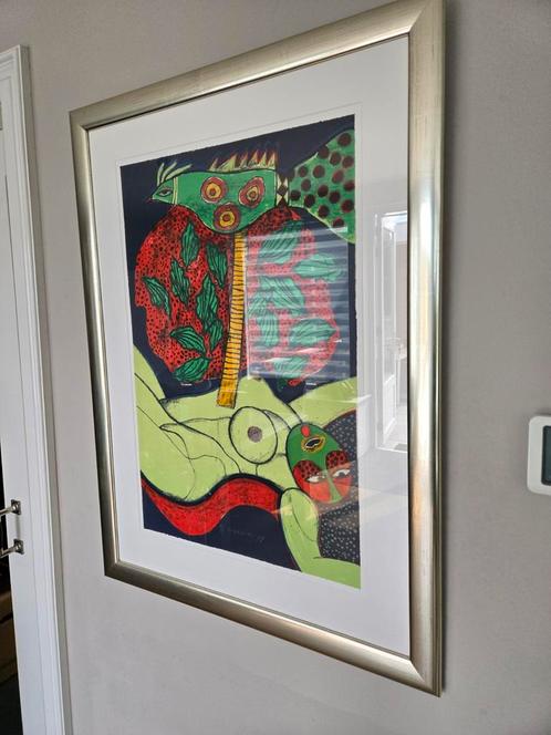 Corneille litho ingelijst, Antiek en Kunst, Kunst | Litho's en Zeefdrukken, Ophalen