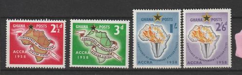 TSS Kavel 810173 Ghana  Pf met plakker minr 24-27 Mooi kavel, Postzegels en Munten, Postzegels | Afrika, Postfris, Overige landen