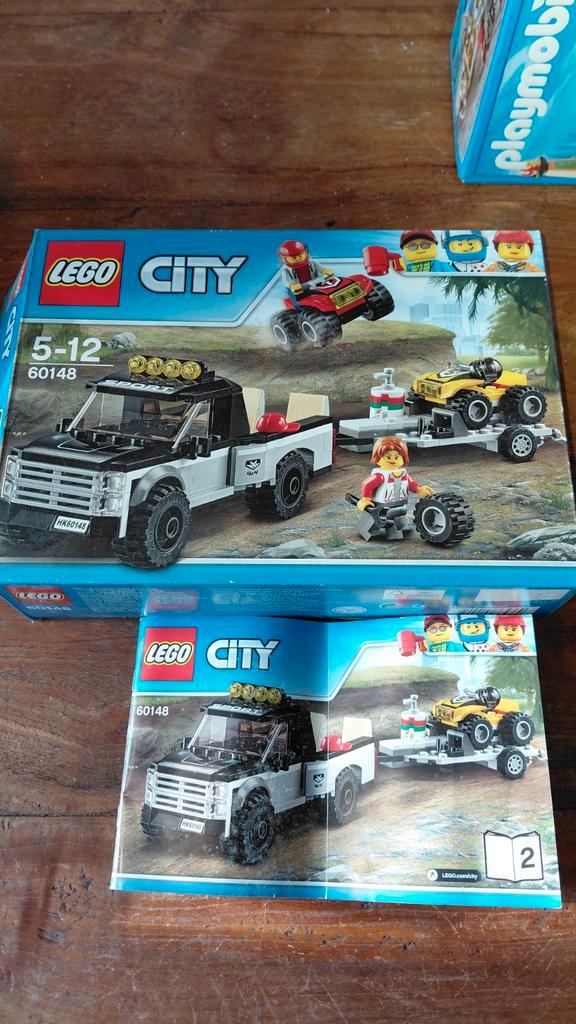 LEGO City 60148 ATV Race Team. Met doos en boekjes., Kinderen en Baby's, Speelgoed | Duplo en Lego, Gebruikt, Lego, Complete set