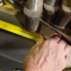 Zwart MDF plaat - 27mm dik, 104x262cm, Doe-het-zelf en Verbouw, Platen en Panelen, Ophalen, Gebruikt, 20 tot 50 mm, Onbekend