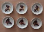 6 onderzetters paardenhoofd / country horses, Ophalen of Verzenden, Nieuw, Glas of Kopje