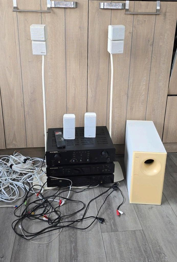 Complete set marantz (versterker,tuner,cd)met bose speakers, Audio, Tv en Foto, Stereo-sets, Zo goed als nieuw, Cd-speler, Tuner of Radio
