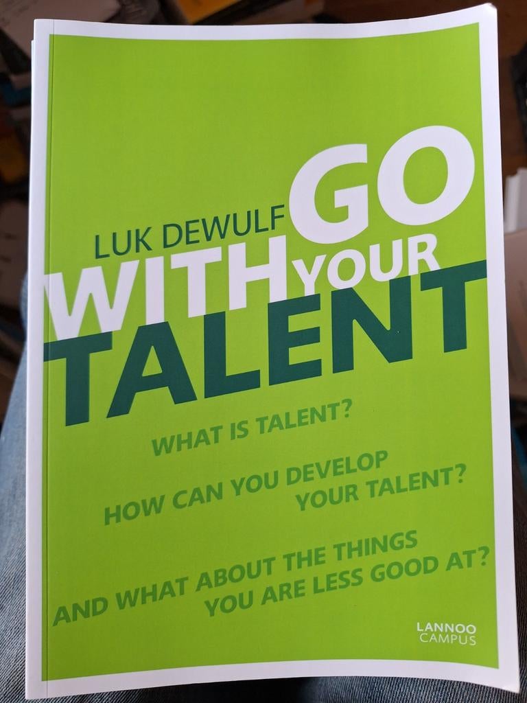 Luk Dewulf - Go with your talent ZGAN, Ophalen of Verzenden, Zo goed als nieuw