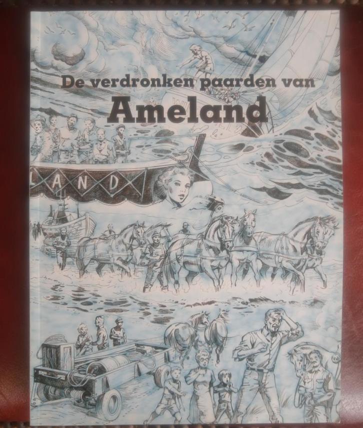 De verdronken paarden van Ameland / Waargebeurd Verhaal!, Boeken, Stripboeken, Zo goed als nieuw, Eén stripboek, Ophalen of Verzenden