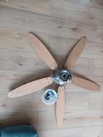 Plafondventilator met verlichting, Witgoed en Apparatuur, Ventilatoren, Ophalen of Verzenden, Zo goed als nieuw, Plafondventilator