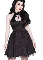 Killstar - Jurk - Maat XXL - Gothic - Goth - Barok - Baroque, Zwart, Maat 46/48 (XL) of groter, Ophalen of Verzenden, Zo goed als nieuw