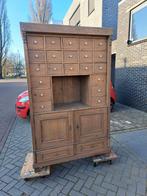 Oude apothekerskast grenen hout Zwaluw staart verbinding, Ophalen