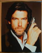 POSTER - echte foto - PIERCE BROSNAN - 40X50CM, Verzamelen, Posters, Gebruikt, Ophalen of Verzenden, A1 t/m A3, Rechthoekig Staand