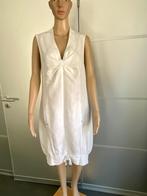 J432 Yaya: maat 38=M linnen jurk jurkje wit, Kleding | Dames, Jurken, Maat 38/40 (M), Wit, Ophalen of Verzenden, Zo goed als nieuw
