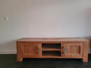 Teak Hout TV Meubel | 160cm breed | GRATIS OPHALEN beschikbaar voor biedingen
