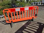 Reflecterende HDPE kunststof afzethek 2m 2x voor €150,-, Tuin en Terras, Ophalen, Zo goed als nieuw, Kunststof