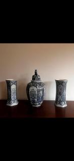 Delfts blauwe vazenset, Antiek en Kunst, Ophalen of Verzenden