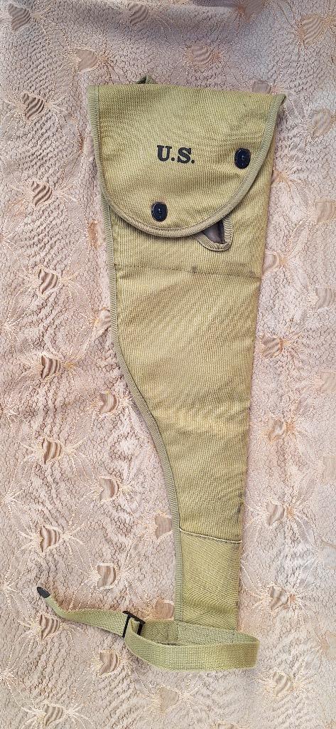 U.S. M1 carabine leg holster repro, foedraal M1 karabijn, Verzamelen, Militaria | Tweede Wereldoorlog, Overige soorten, Overige typen