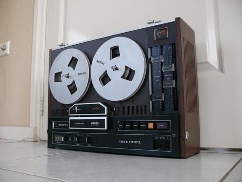 Perfect spelende Philips N4415 Hifi Stereo met eigen geluid, Audio, Tv en Foto, Bandrecorders, Bandrecorder, Met stofkap, Met banden
