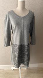 Jurk Grijs Maat M van Transfer, Maat 38/40 (M), Ophalen of Verzenden, Zo goed als nieuw, Knielengte
